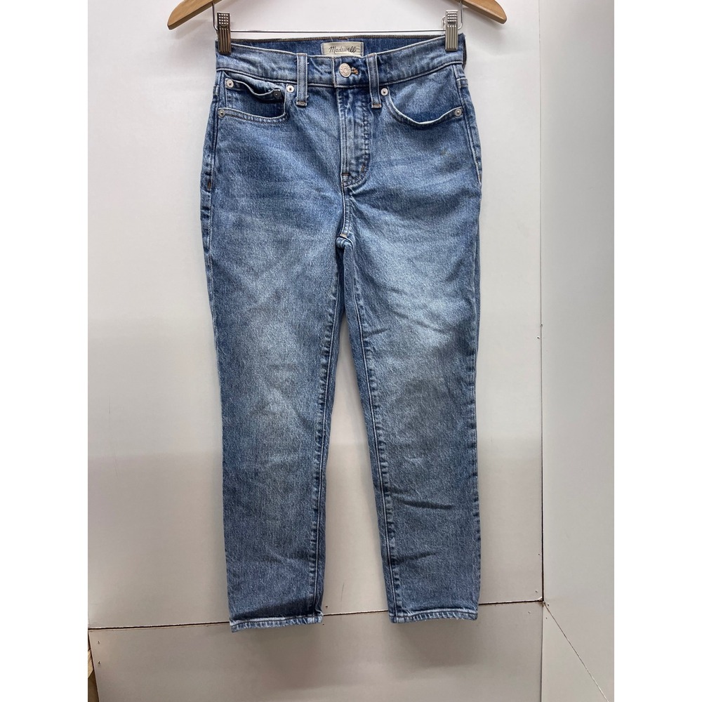 Madewell The Perfect Vintage Jean Medium Wash High Rise Tapered Jeans 24P Petite